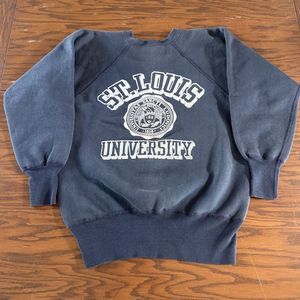 Champion 1950s Sweatshirt Saint Louis University Rare True Vintage Size Medium